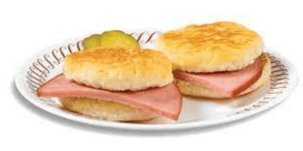 Waffle House 2 City Ham Biscuits Calories & Price in 2024