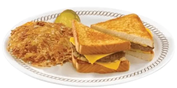Texas Breakfast Melt With Hashbrowns at Waffle House in 2024