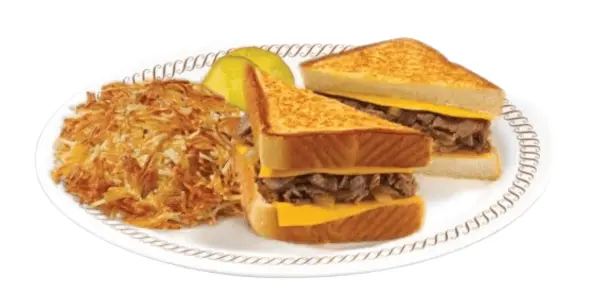 Texas Cheesesteak Melt Hashbrowns in Waffle House Calories & Price